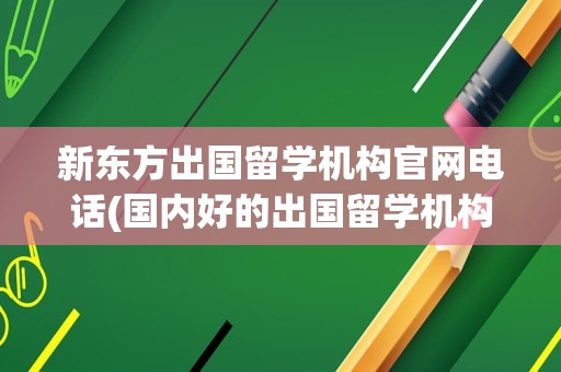 新东方出国留学机构官网电话(国内好的出国留学机构)