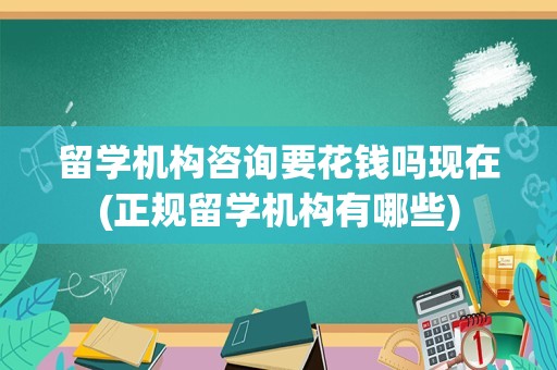 留学机构咨询要花钱吗现在(正规留学机构有哪些)