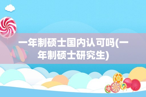 一年制硕士国内认可吗(一年制硕士研究生)