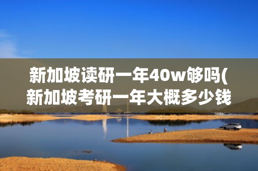 新加坡读研一年40w够吗(新加坡考研一年大概多少钱)