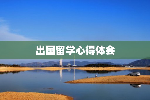 出国留学心得体会