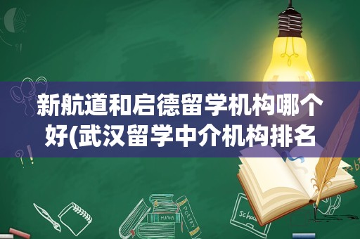 新航道和启德留学机构哪个好(武汉留学中介机构排名)