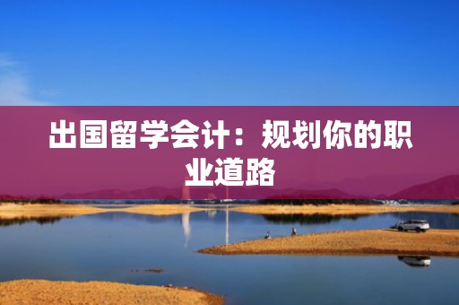 出国留学会计：规划你的职业道路