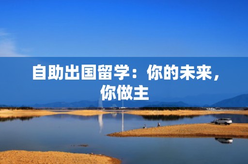 自助出国留学：你的未来，你做主