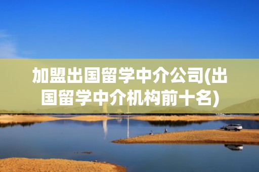 加盟出国留学中介公司(出国留学中介机构前十名)