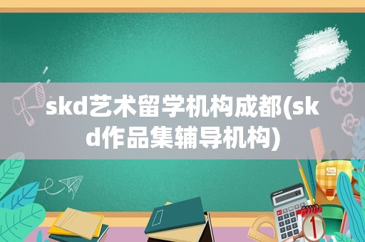 skd艺术留学机构成都(skd作品集辅导机构)